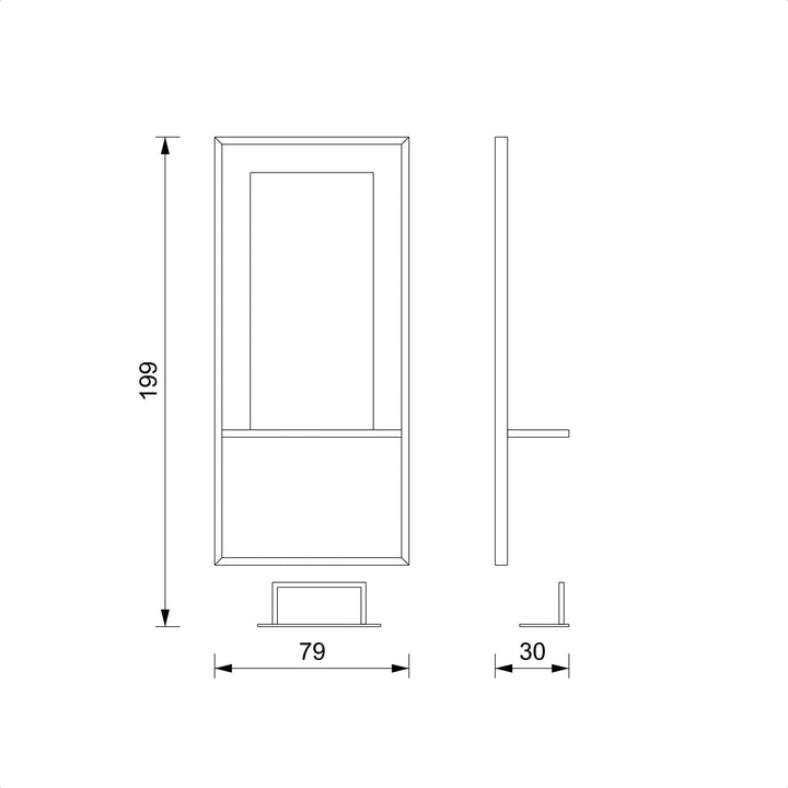 Vezzosi Frisörspiegel Iron