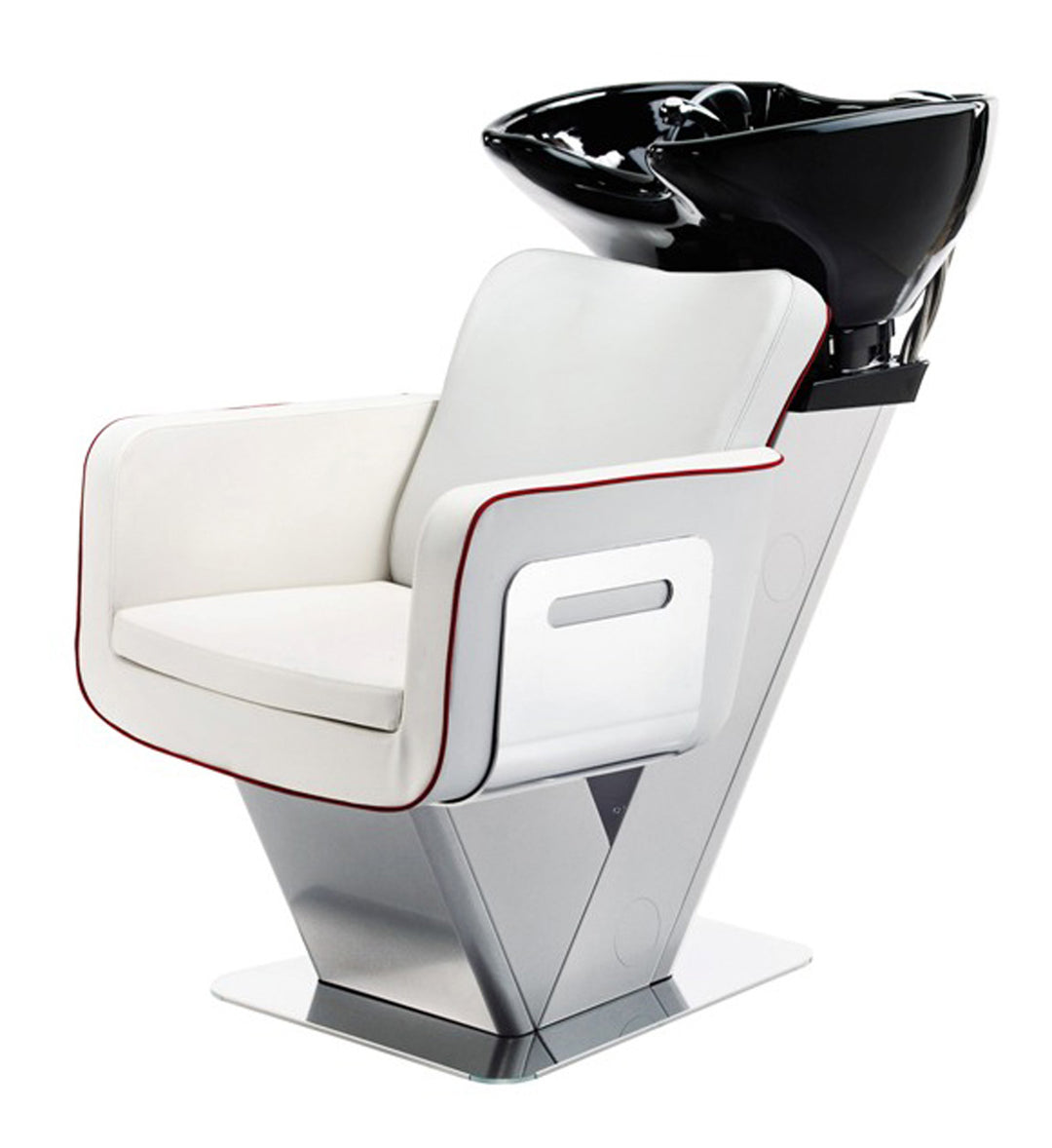 Pietranera WASCHANLAGE OM-X OPTIMA MIT ARMLEHNEN ALU, FEST,  SILBER LACKIERTE STRUKTUR