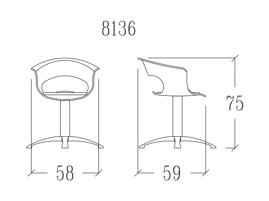 Vezzosi Frisörstuhl Apple