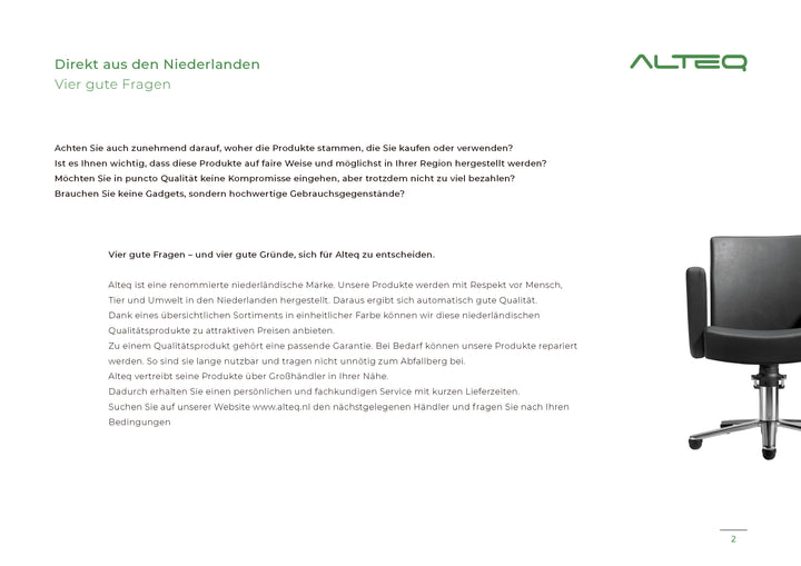الكتالوج الرئيسي لشركة Alteq لأثاث صالونات الحلاقة