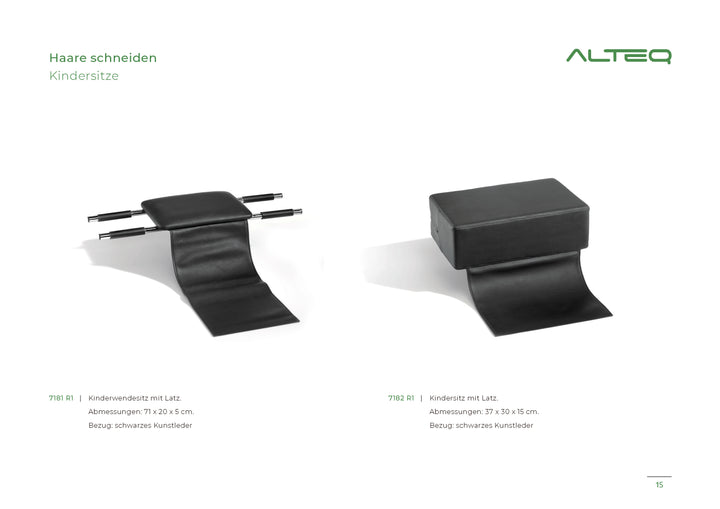 الكتالوج الرئيسي لشركة Alteq لأثاث صالونات الحلاقة