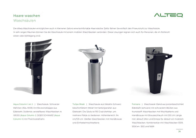 Alteq main catalogue hairdressing furniture
