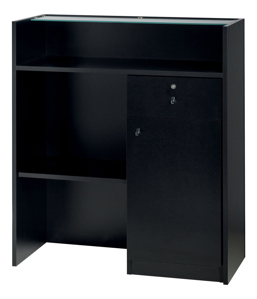 Luca Rossini AIDA SKY BLACK Theke mit LED