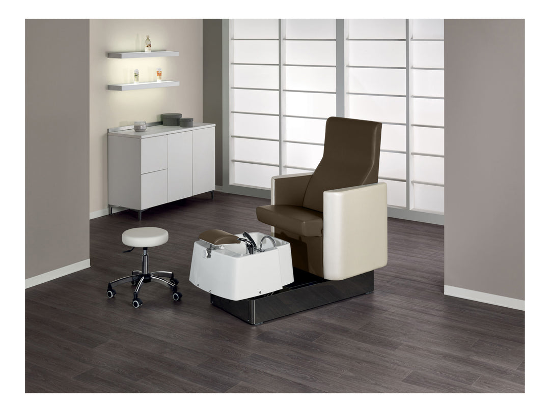 Medical &amp; Beauty ATLANTIS PEDICURE+PODO STOEL MET WASBAK en massagefunctie