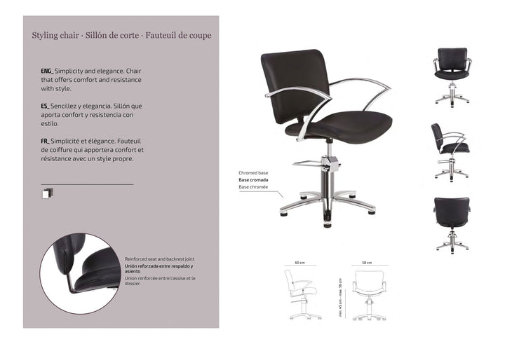 Ebner Friseureinrichtungen Express Line Sillón para mujer Ayal