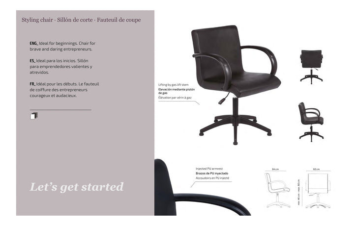 Ebner Friseureinrichtungen Express Line Sillón para mujer Eva