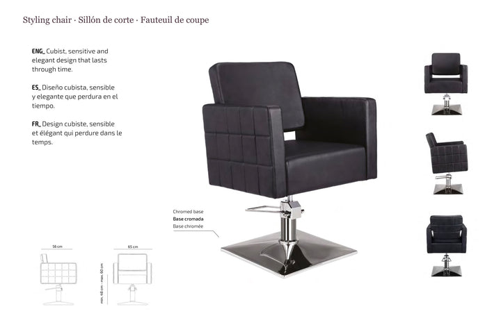 Ebner Friseureinrichtungen Express Line Sillón para mujer Vanessa