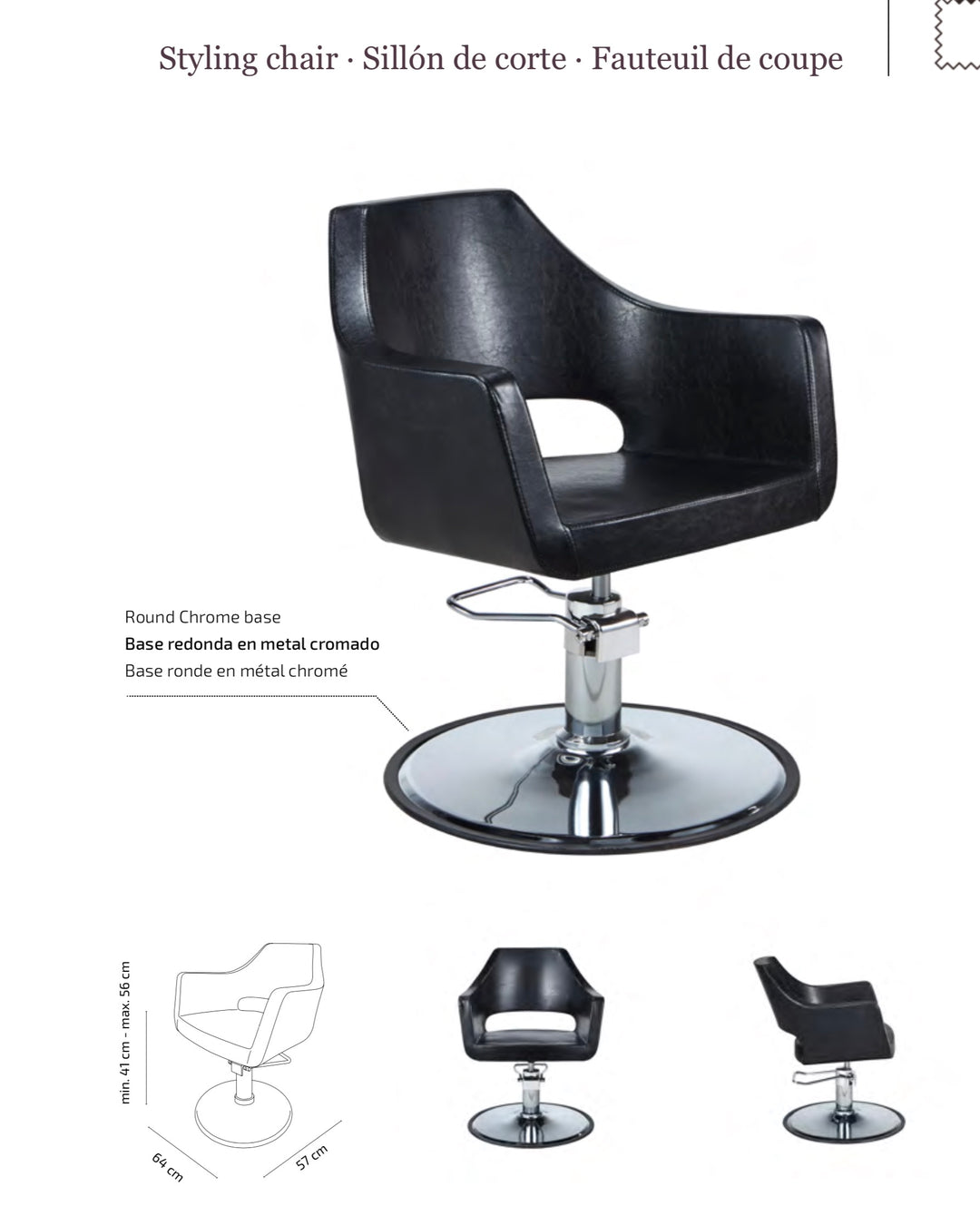 Ebner Friseureinrichtungen Express Line Sillón de peluquería VAIANA