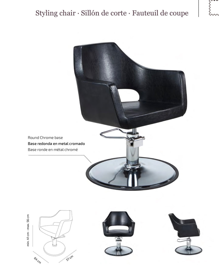 Ebner Friseureinrichtungen Express Line Sillón de peluquería VAIANA