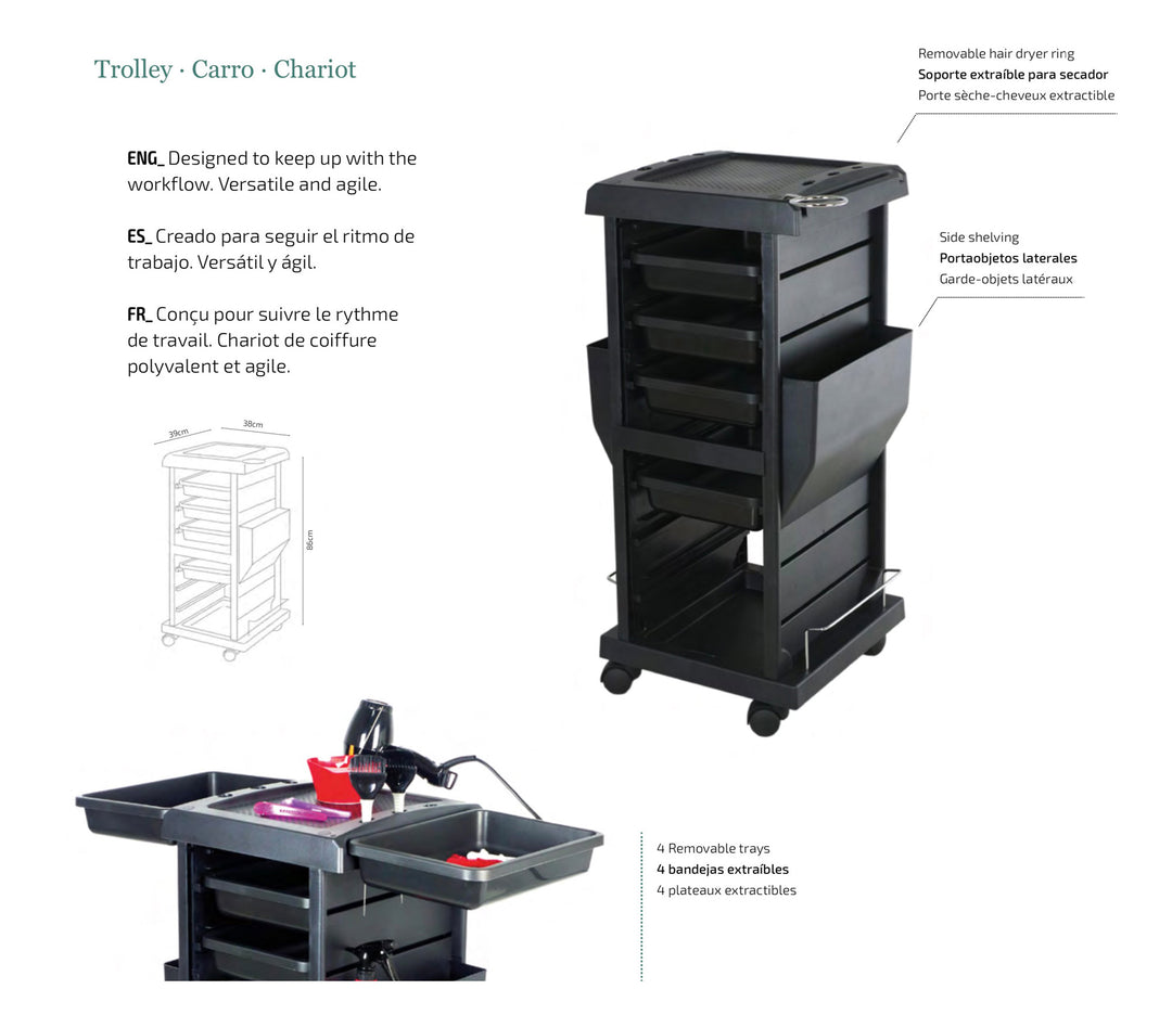 Ebner Friseureinrichtungen Express Line Carrello