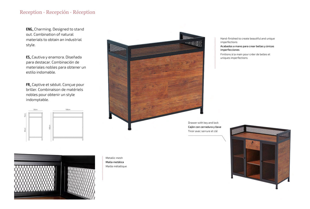 Ebner Friseureinrichtungen Express Line Empfangstheke Car