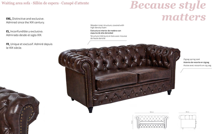Ebner Kapsaloninrichtingen Express Line Sofa CHESTER