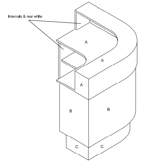 Salondesign24 Empfangstheke Sultan