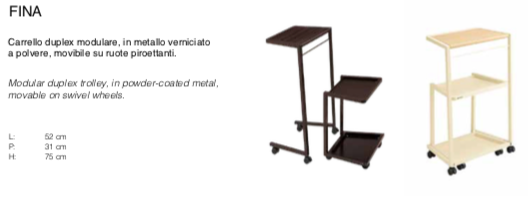 Carrello di servizio Takara Belmont Fina Manicure