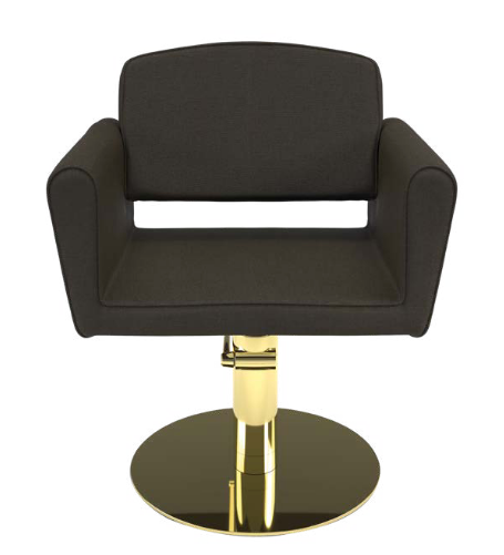GammaStore styling chair BLUESCHAIR BASE SUPERGOLD BLACK COLOR