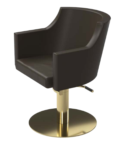 GammaStore Friseurstuhl BIRKIN BASE SUPERGOLD BLACK COLOR