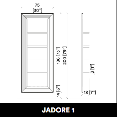 رف بيع GammaStore JADORE 1