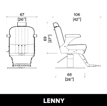 GammaStore Barber chair LENNY