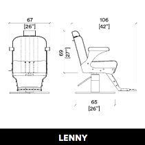 GammaStore Barber chair LENNY 2020