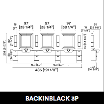 GammaStore Barberplatz BACKINBLACK 3P