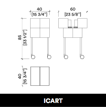 GammaStore Servis Arabası ICART, renk: beyaz