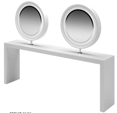 GammaStore Specchio da parrucchiere DUOBERT WALL 2P