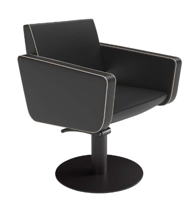 Scaun de coafură GammaStore AEOLIAN BASE SUPERBLACK BLACK COLOR