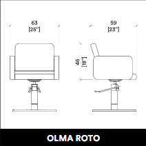 Stylingová židle GammaStore OLMA BASE SUPERGOLD FULL COLOR
