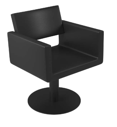 GammaStore Kappersstoel USHAPE BASE SUPERBLACK FULL COLOR