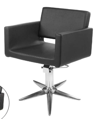 Scaun de coafură GammaStore USHAPE BLACK Base Parrot