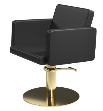 كرسي تصفيف الشعر GammaStore OLMA BASE SUPERGOLD BLACK COLOR