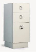 GammaStore Schränkchen PPA80 door+2 drawers , color wood, black, white