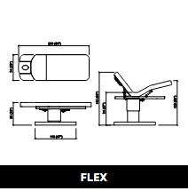 GammaStore massagetafel FLEX
