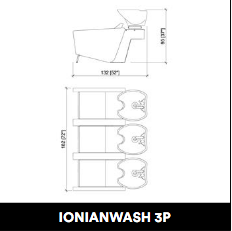 GammaStore Waschsessel IONIANWASH 3P BASIC FULL COLOR