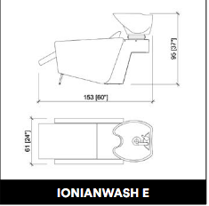 GammaStore Wasunit IONIANWASH 1P ELECTRO  BLACK