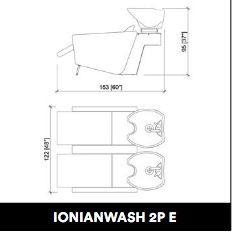 GammaStore Waschsessel IONIANWASH 2P ELECTRO  FULL COLOR