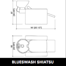 كرسي غسيل GammaStore BLUESWASH 1P SHIATSU BLACK