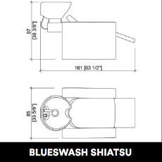 GammaStore Waschsessel BLUEWASH 1P SHIATSU FULL COLOR