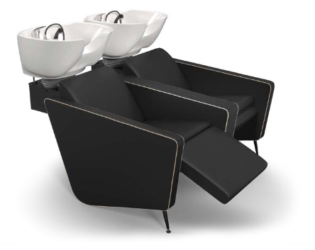 Fauteuil de lavage GammaStore IONIANWASH 2P BASIC BLACK