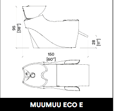 GammaStore Lavacabezas MUUMUU ECO BASIC BLACK COLOR