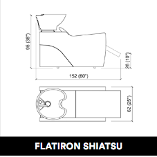 GammaStore Yıkama Koltuğu FLATIRON 1P SHIATSU BLACK