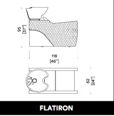 GammaStore Wasunit FLATIRON 1P BLACK