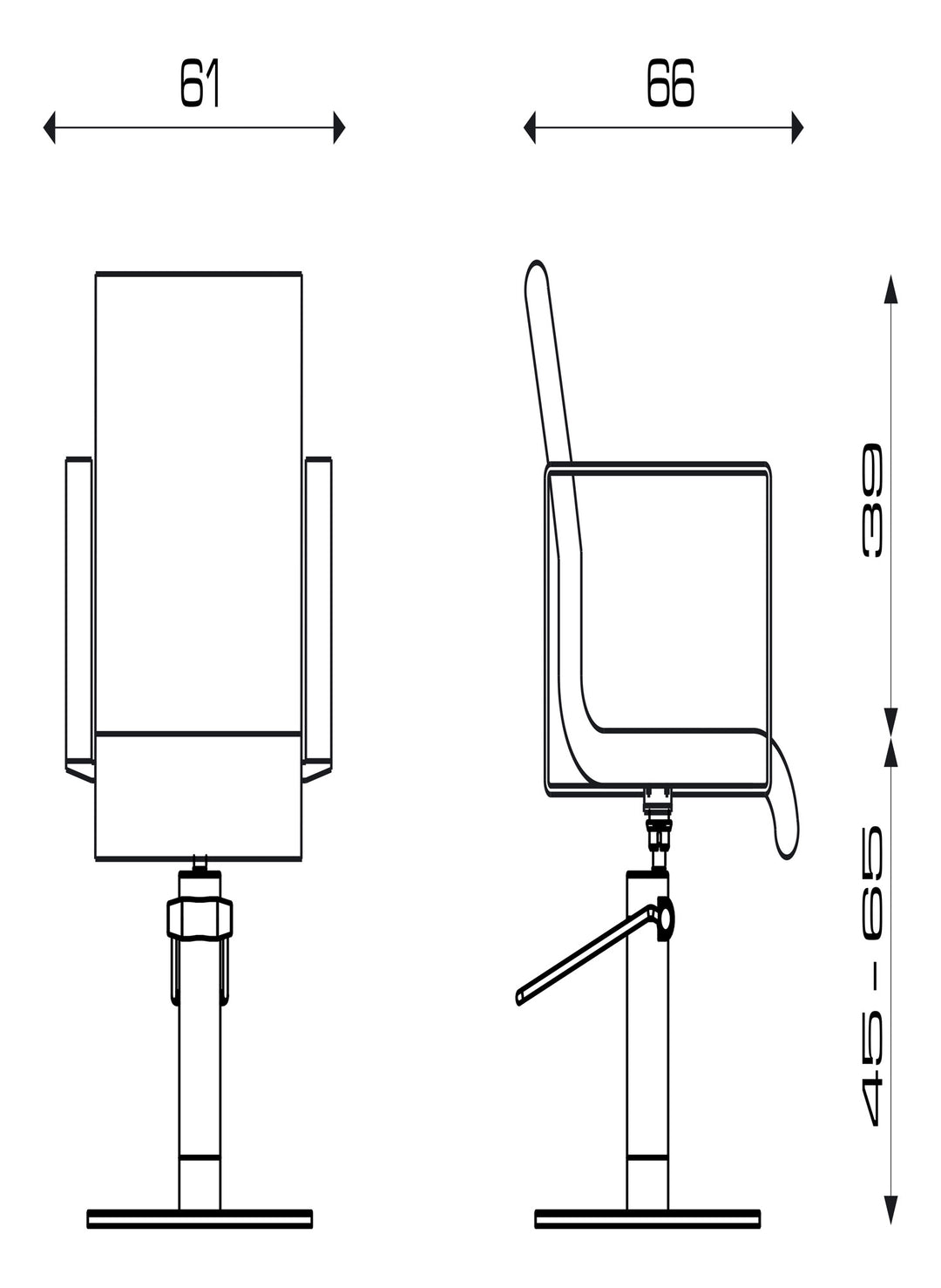 Pietranera Friseurstuhl BLADE EASY