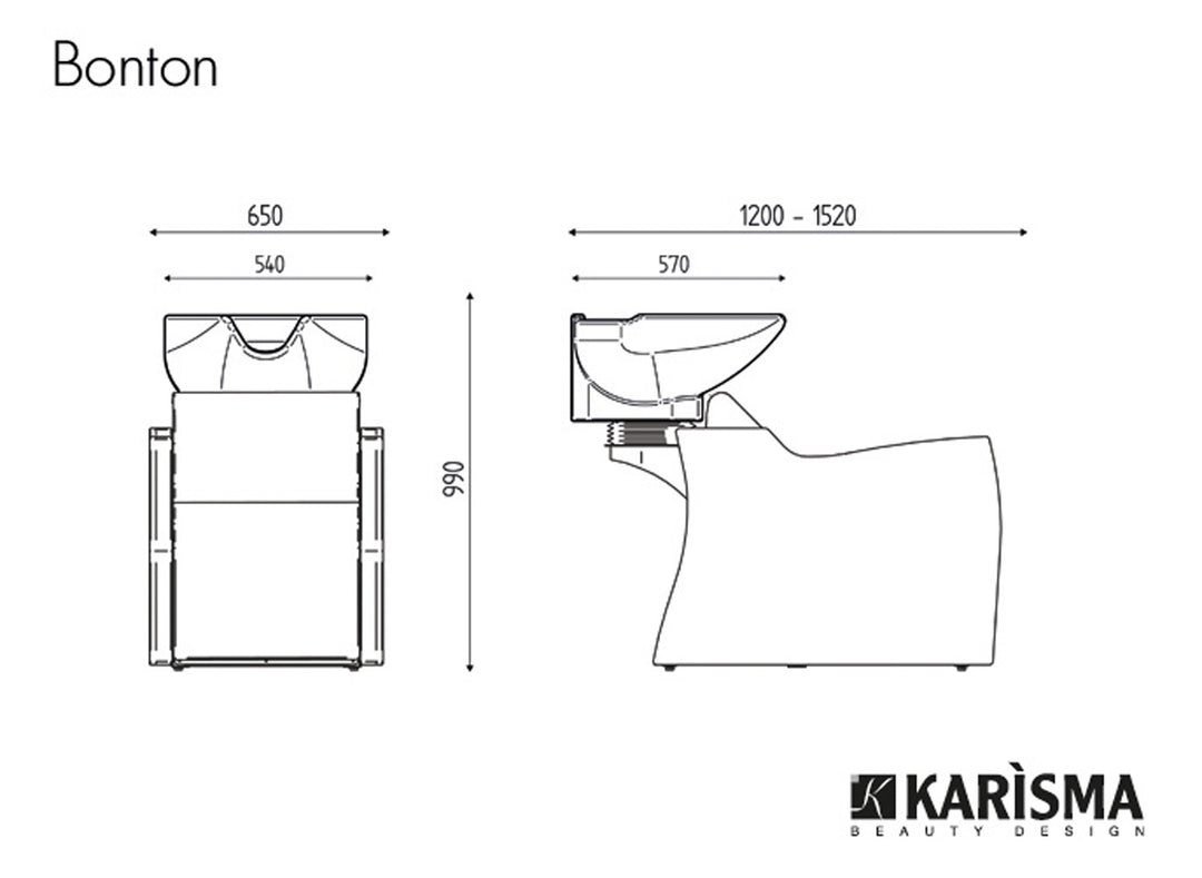 Karisma Rückwärtswaschanlage BONTON Rückenmassage AKTION