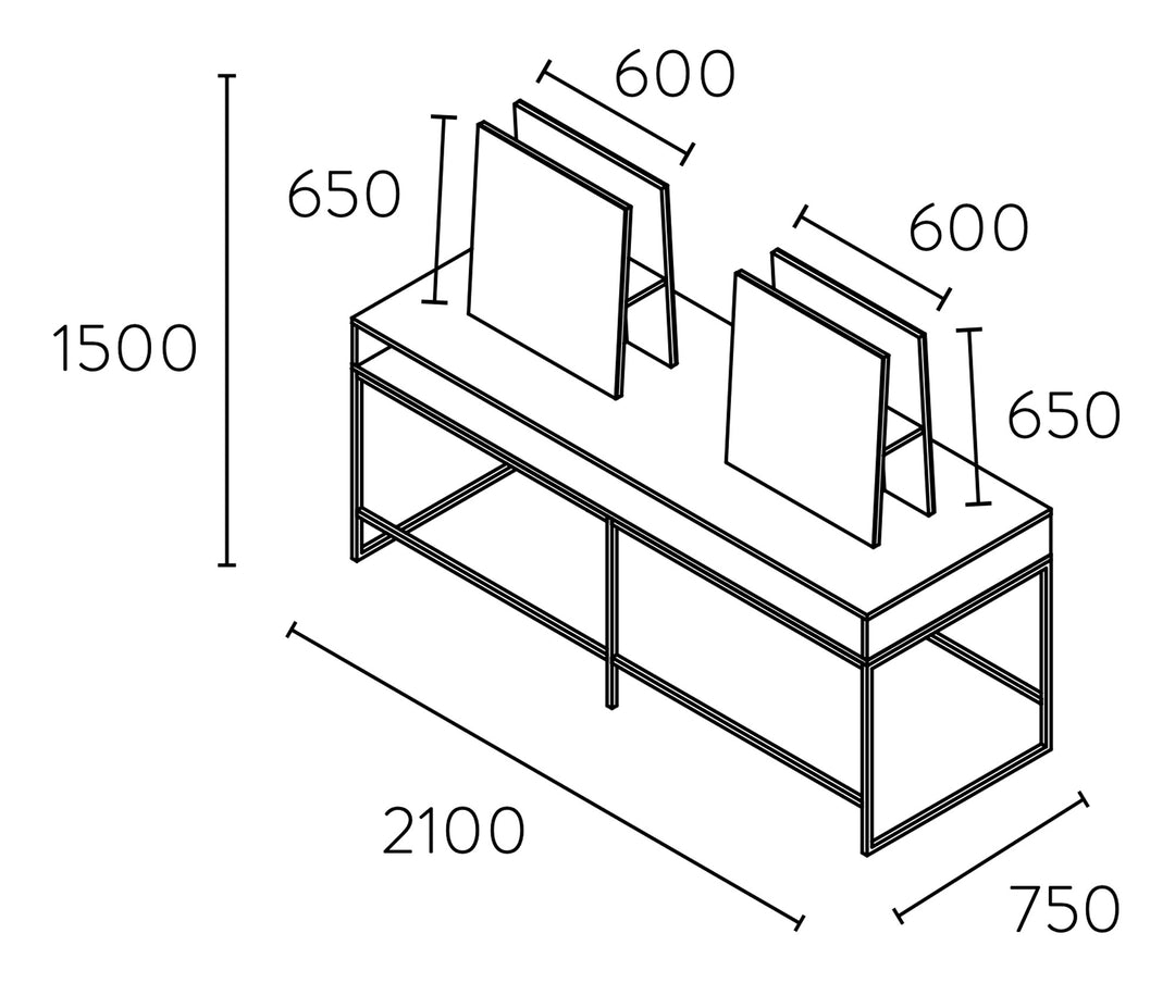 Pahi Frisiertisch Mesa 4S