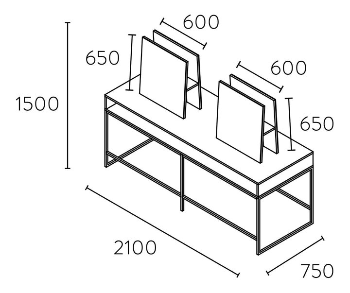 Pahi Frisiertisch Mesa 4S