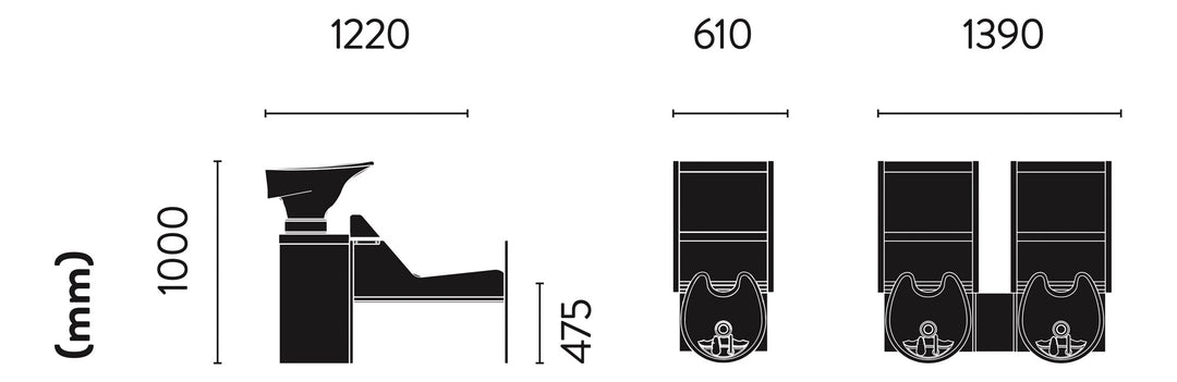 Cara Collection Umyvadlo B-House+ Wash