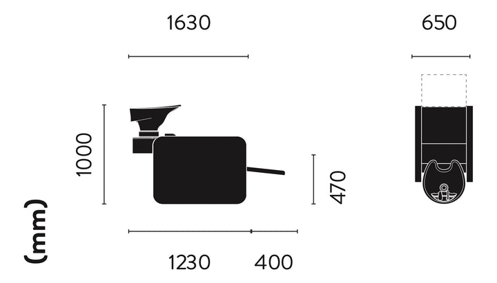 Cara Collection Wash Chair Anca