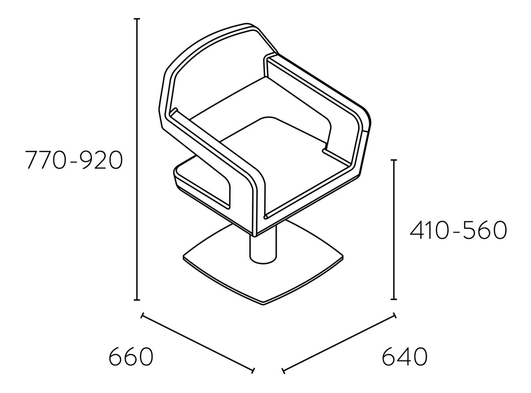 Pahi Sillón de peluquería Eurostile