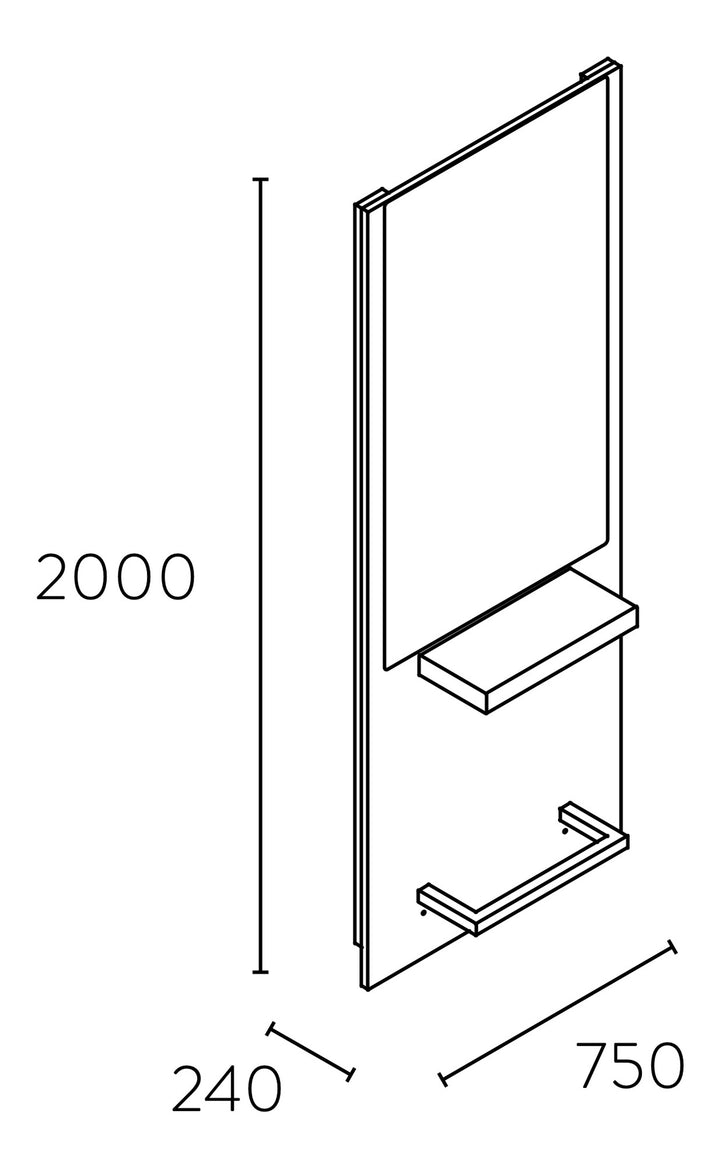Pahi Postazione styling Tok Wall
